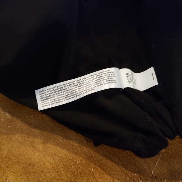 NWT Eloquii Black Short Cuffed Sleeve Side Tie Cotton T-Shirt  Size 18/20 - Picture 10 of 10